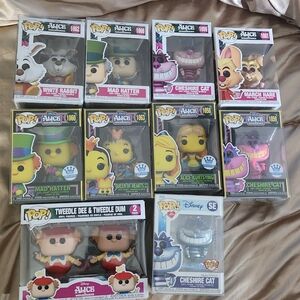 Alice and Wonderland Funko Pop Lot